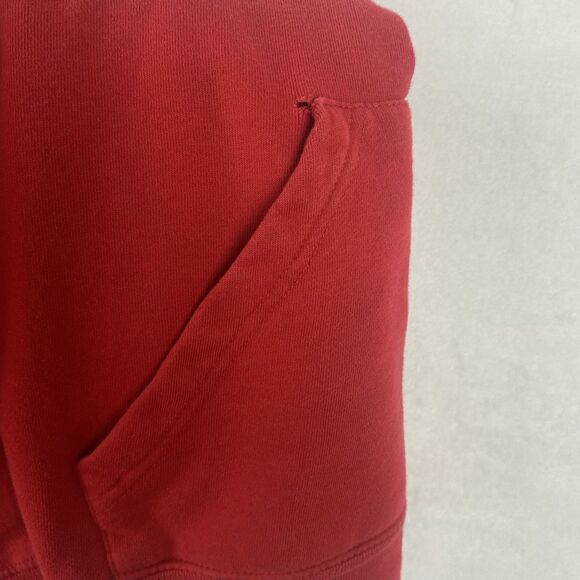 Disney Spirit Jersey Pizza Planet Zip Up Sweater Adult Medium Red Hooded - Picture 7 of 12